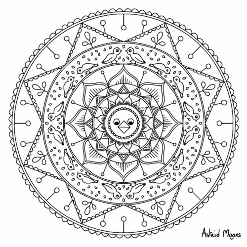 Mandala Oiseau